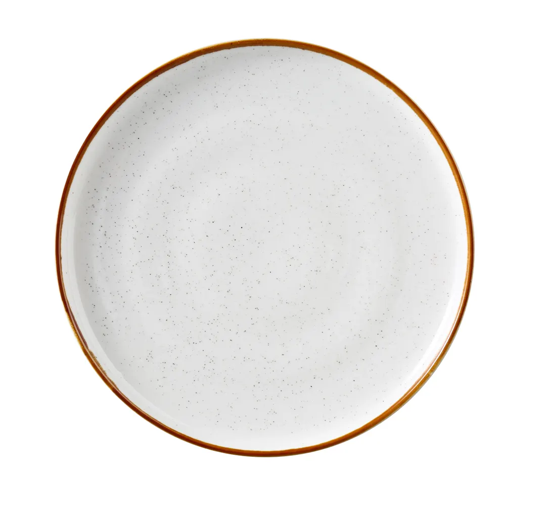 Yanco GL-112 - China Plate, 12" Dia x 1 1/8" H, White China, Dishwasher/Microwave Safe - Dozen