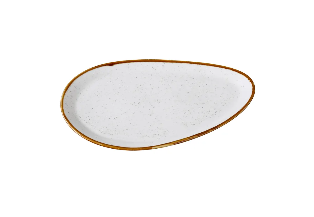 Yanco GL-210 Oval China Plate, 10" W x 6" D x 5/8" H, White, Dishwasher/Microwave Safe - Dozen