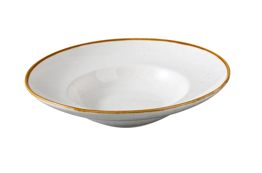 Yanco GL-412 - 12" White China Pasta Bowl, 14.5 Oz, Microwave Safe - Dozen