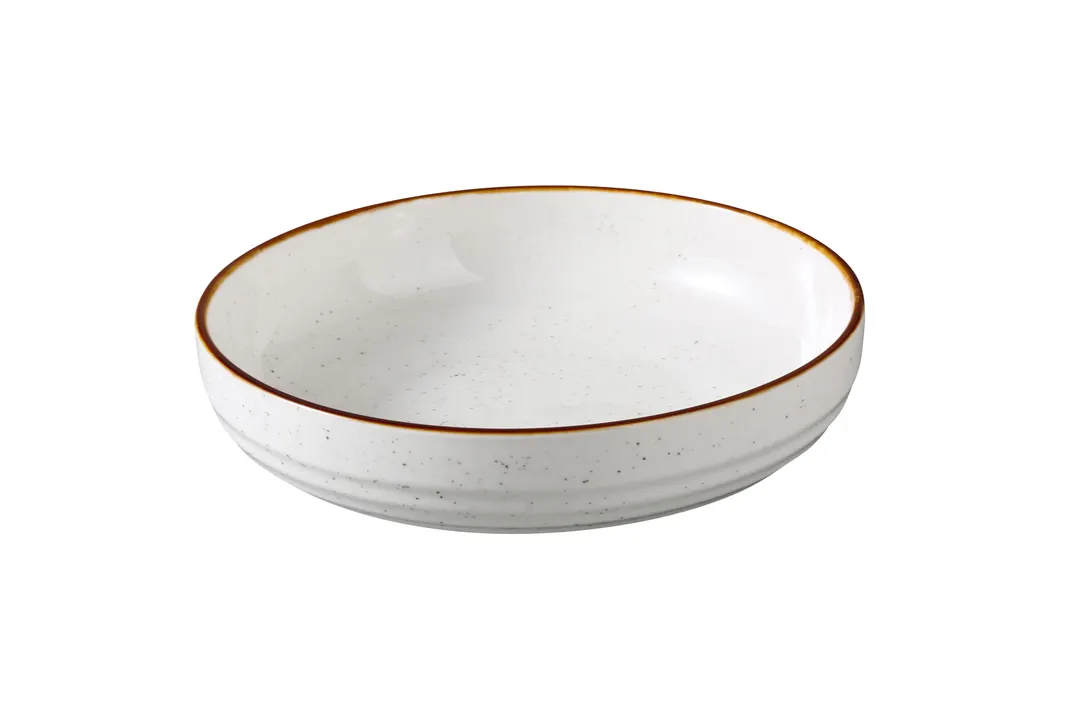 Yanco GL-507 - Shallow China Bowl, 20 Oz (7 1/4" Dia x 1 3/4" H), White, Dishwasher Safe - Dozen