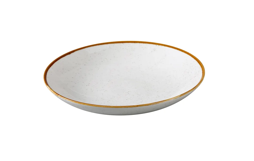 Yanco GL-509 - 25 Oz 9" White China Salad Bowl, Round, Dishwasher & Microwave Safe - Dozen