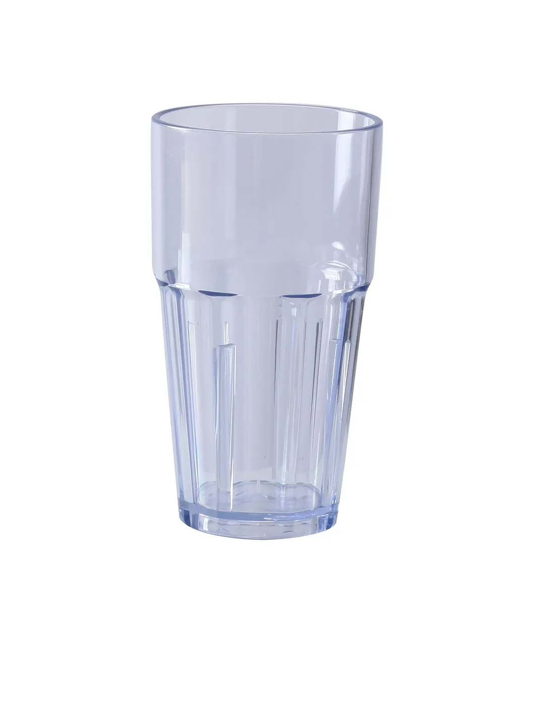 Yanco HA-014 Hawaii Tumbler, 14 oz, 3‑1/4" Dia × 5" H, Clear SAN Plastic Barware - Dozen