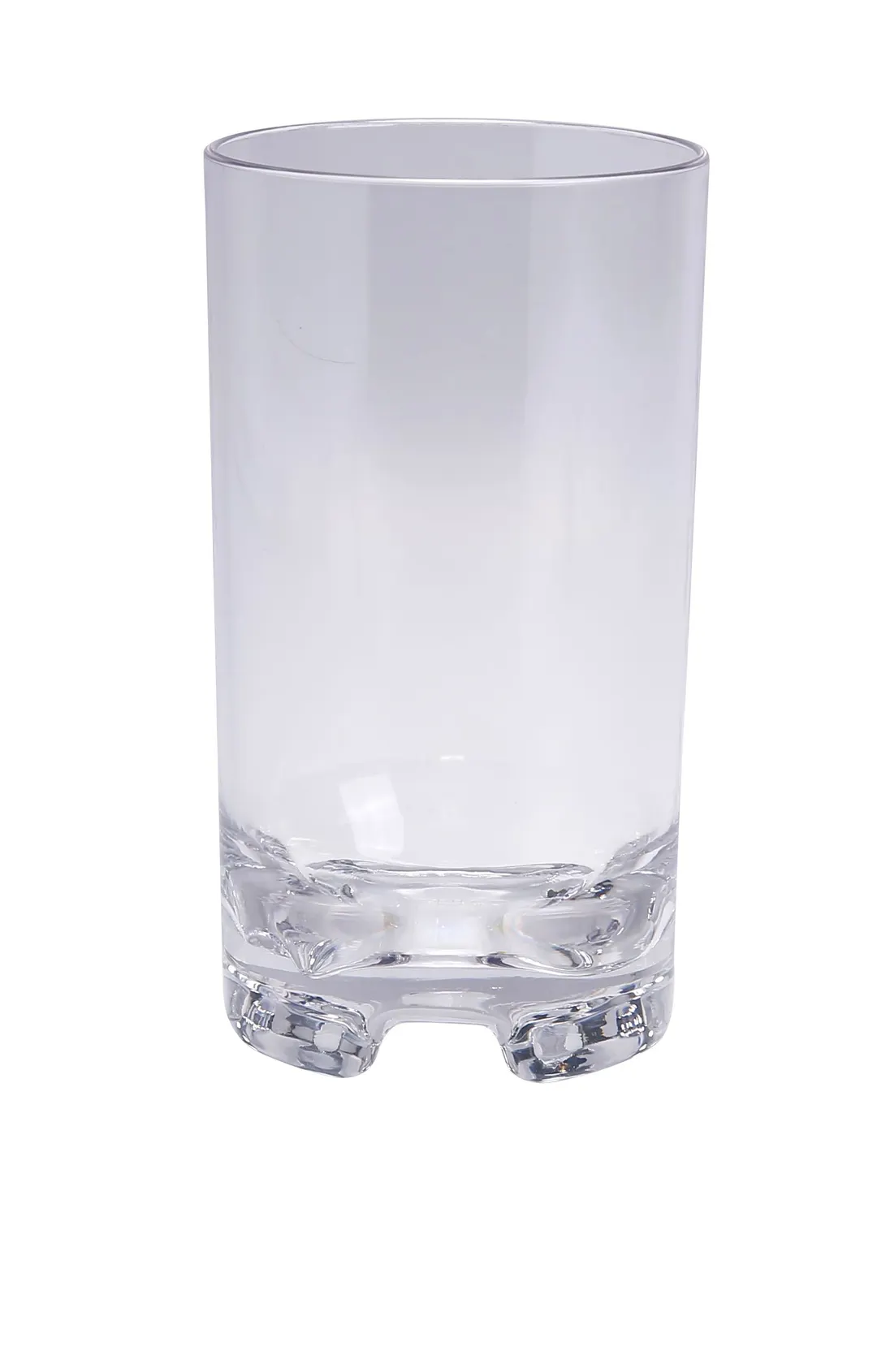 Yanco HA-314 Hawaii Glass, 14 Oz Clear SAN Plastic, 3" Dia x 5-1/2" H, Dishwasher Safe - Dozen