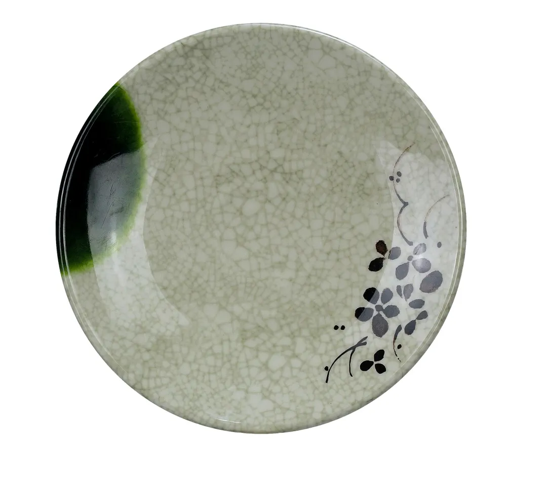 Yanco HO-1707 - Round Melamine Plate/Platter, 7.5" Diameter, Dishwasher Safe, - Dozen