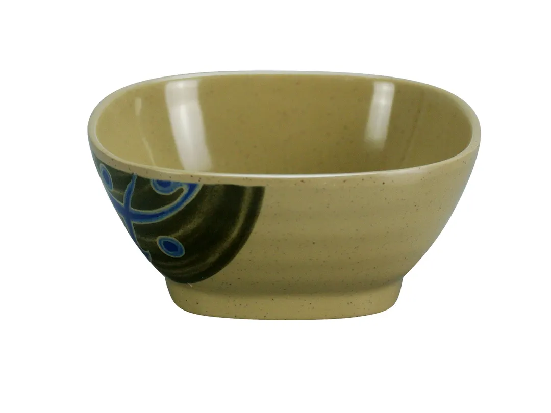 Yanco JP-1035 Bowl, 8 Oz 1/4 Qt, 4-3/8" L x 4-3/8" W x 1-3/4" H, Melamine Dishwasher Safe - Dozen