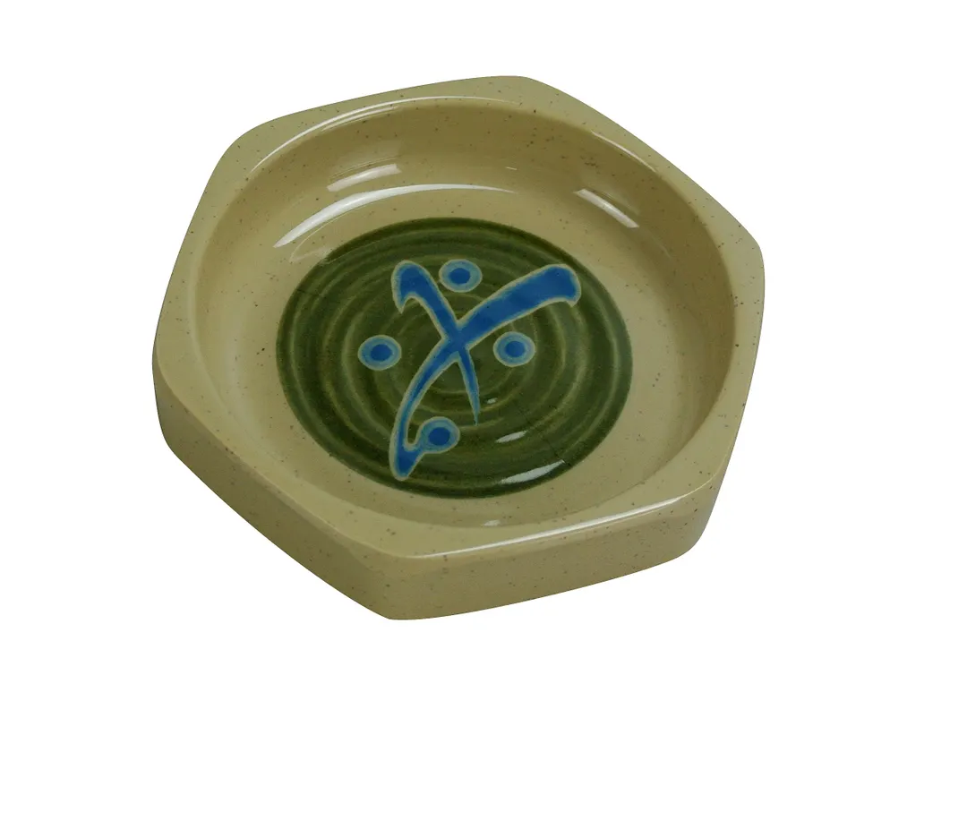 Yanco JP-3001 Japanese Hexagon Ramekin 3.5 oz (0.11 Qt) 4-1/8" Dia. Dishwasher Safe Melamine - Dozen