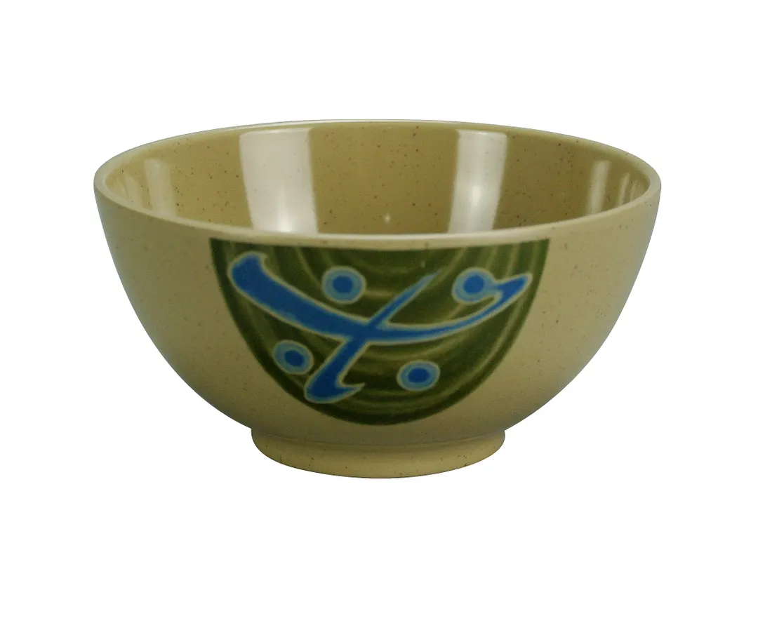Yanco JP-3004 Nanjing Bowl, 8 Oz (¼ Qt), 4‑1/2" x 2" Melamine, Dishwasher Safe - Dozen