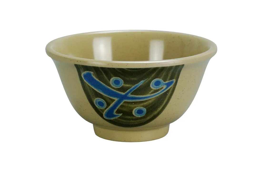 Yanco JP-3009 Melamine Bowl, 5 Oz (0‑¼ Qt), 3‑3/4" Dia x 1‑3/4" H, Dishwasher Safe - Dozen