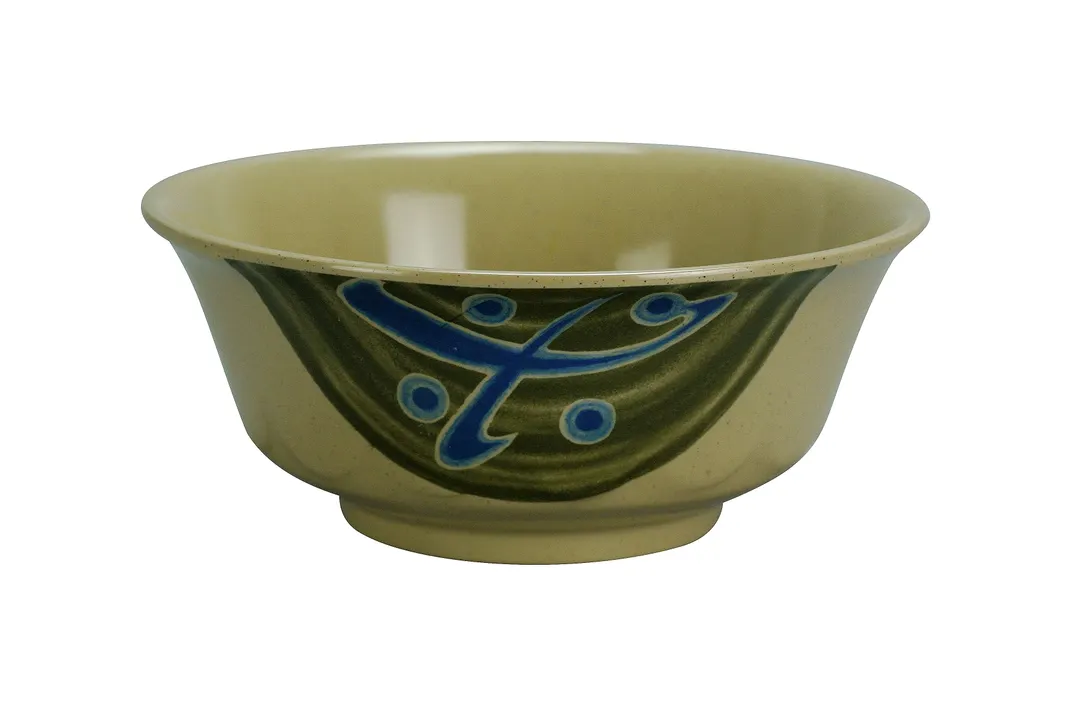 Yanco JP-5265 Noodle Bowl, 20 oz (3/4 qt), 6½" Dia x 2½" H Melamine, Dishwasher Safe - Dozen