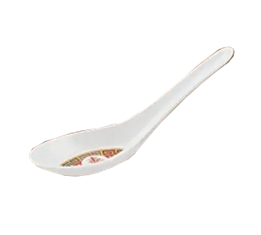 Yanco LG-7003 - Longevity Chinese Soup Spoon, 5-1/2" Small, Melamine, Dishwasher Safe - Dozen