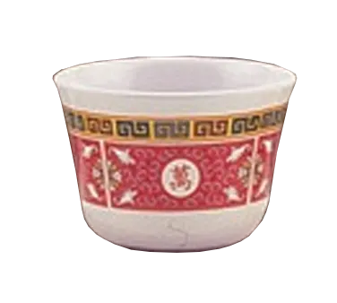 Yanco LG-9152 Longevity Round Tea Cup, 3.5" Dia x 2.5" H, Melamine, Dishwasher Safe - Dozen