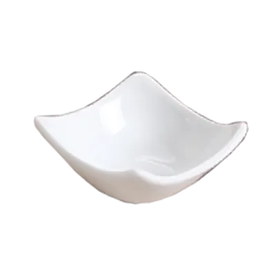 Yanco LK-303 Lion King Sauce Dish 3oz 3" x 3" White China Dishwasher/Oven/Microwave Safe - Dozen