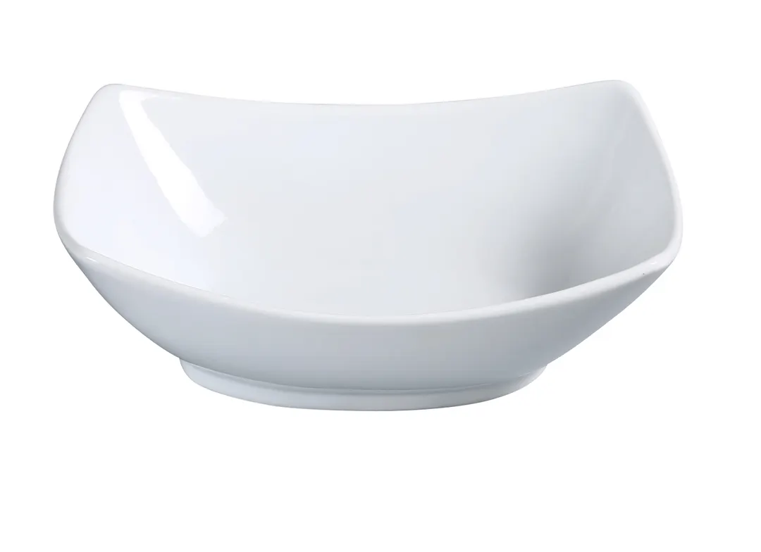 Yanco ML-608 - Porcelain Rectangular Bowl 8" x 6" 21 oz Dishwasher/Oven/Microwave Safe - Dozen