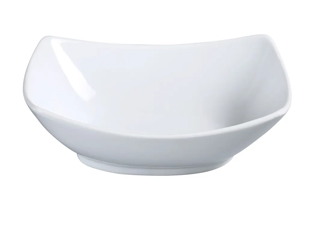 Yanco ML-610 - White Porcelain Bowl 10" x 7-1/2", 42 oz Dishwasher & Microwave Safe - Dozen