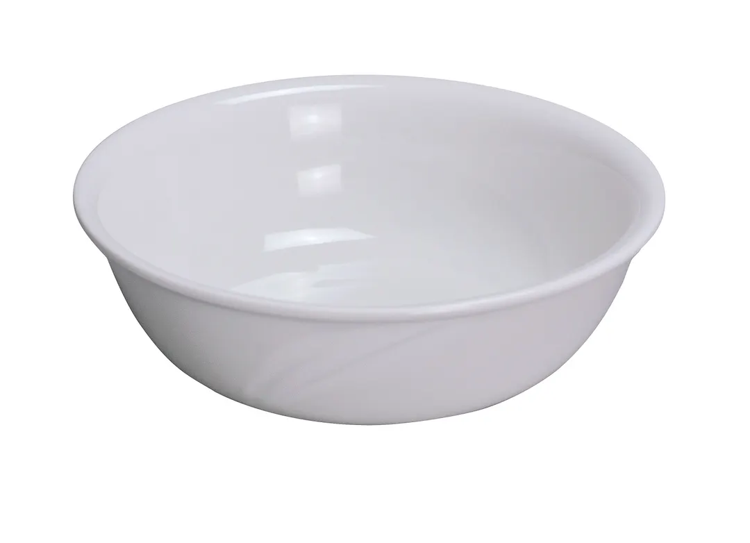 Yanco MM-82 Miami Bowl, 9" Round Bone White Porcelain, 64 oz (2 Qt) Embossed - Dozen