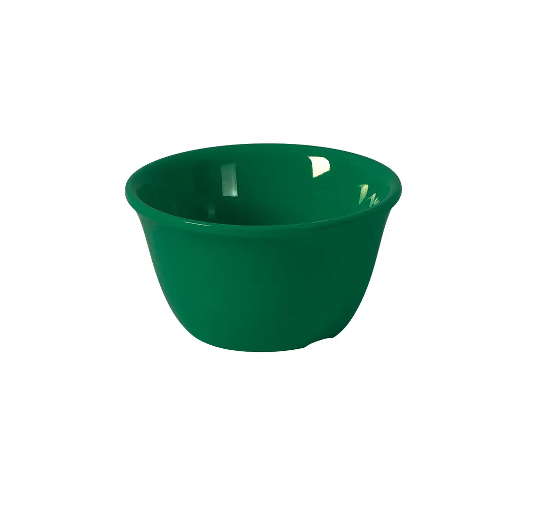Yanco MS-303GR - 7 Oz Green Melamine Bouillon Cup, 4" Dia. x 2" H, Dishwasher Safe, NSF - Dozen