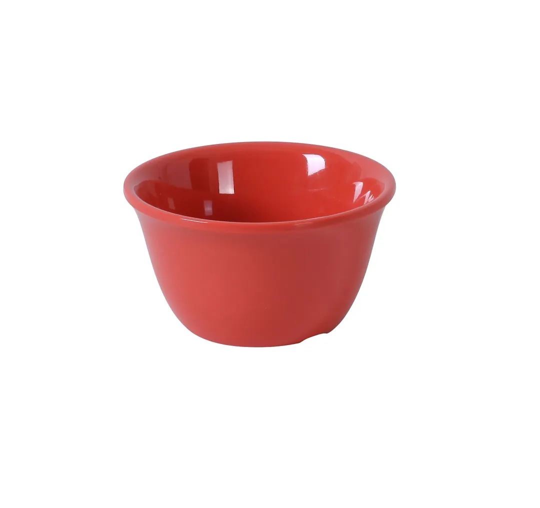 Yanco MS-303RD - 7 oz Red Melamine Cup, 4" Dia x 2" H, Dishwasher Safe, Heavy Duty, NSF - Dozen