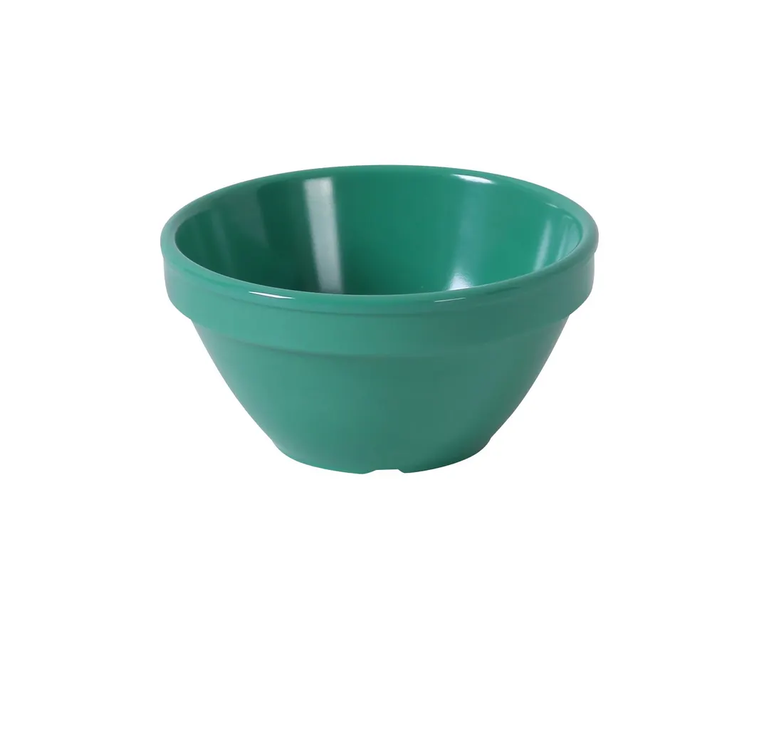 Yanco MS-313GR - 8 Oz Green Melamine Bouillon Cup, 4-1/4" Dia. x 2-1/4" H, Dishwasher Safe - Dozen