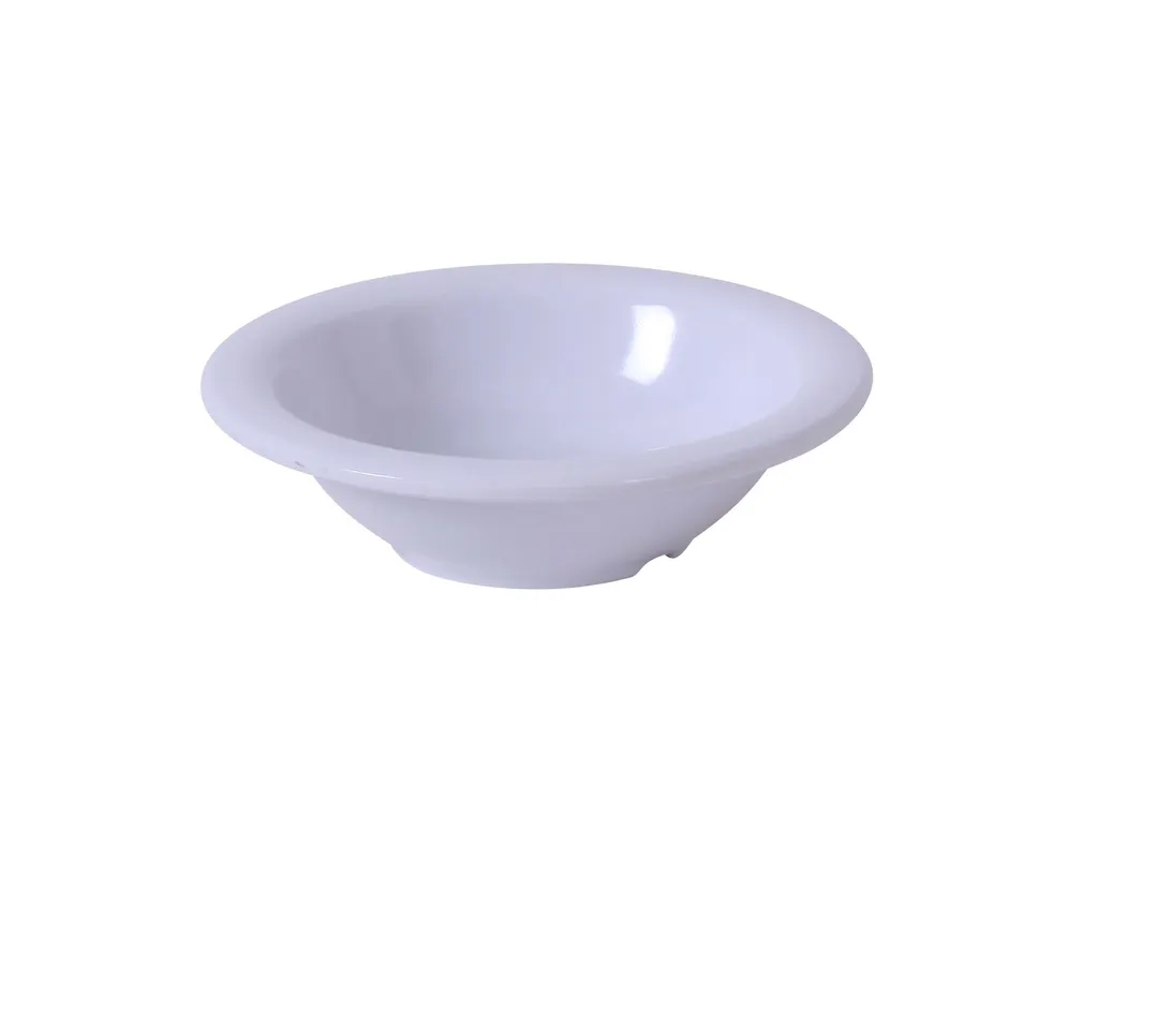 Yanco MS-5044WT - 4-3/4" White Melamine Salad Bowl, 4.5 oz Heavy‑Duty Dishwasher Safe NSF - Dozen
