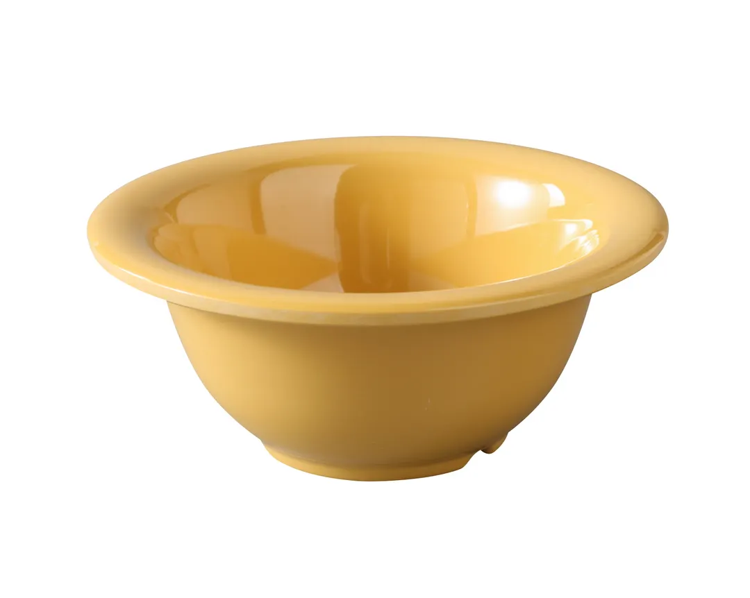 Yanco MS-5510YL - 5" Diameter 10 Oz Melamine Soup Bowl, Yellow, Heavy‑Duty, NSF, Round - Dozen