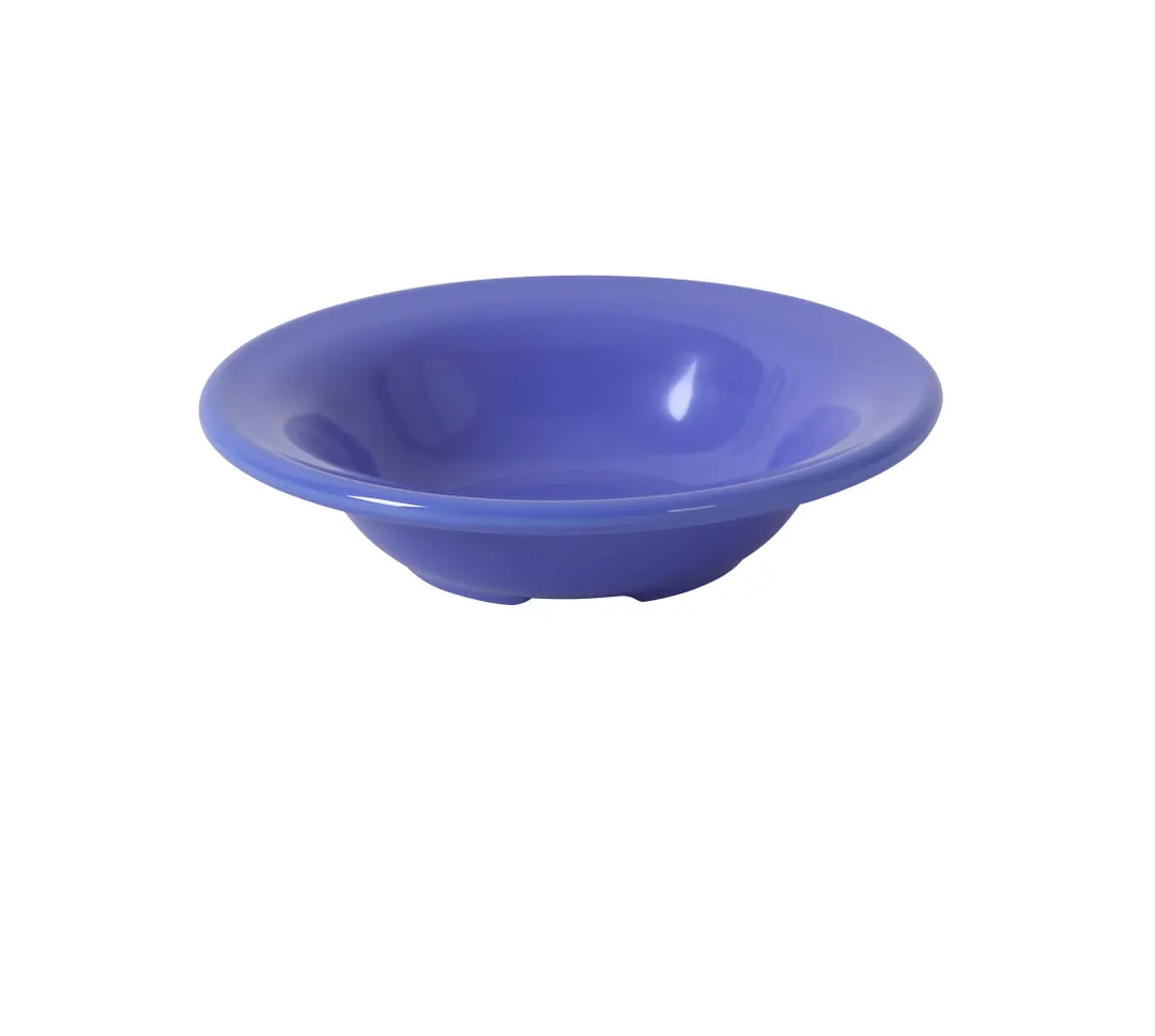 Yanco MS-5608BU 6" Diameter 8 Oz Round Melamine Bowl, Blue, Heavy‑Duty, Dishwasher Safe - Dozen