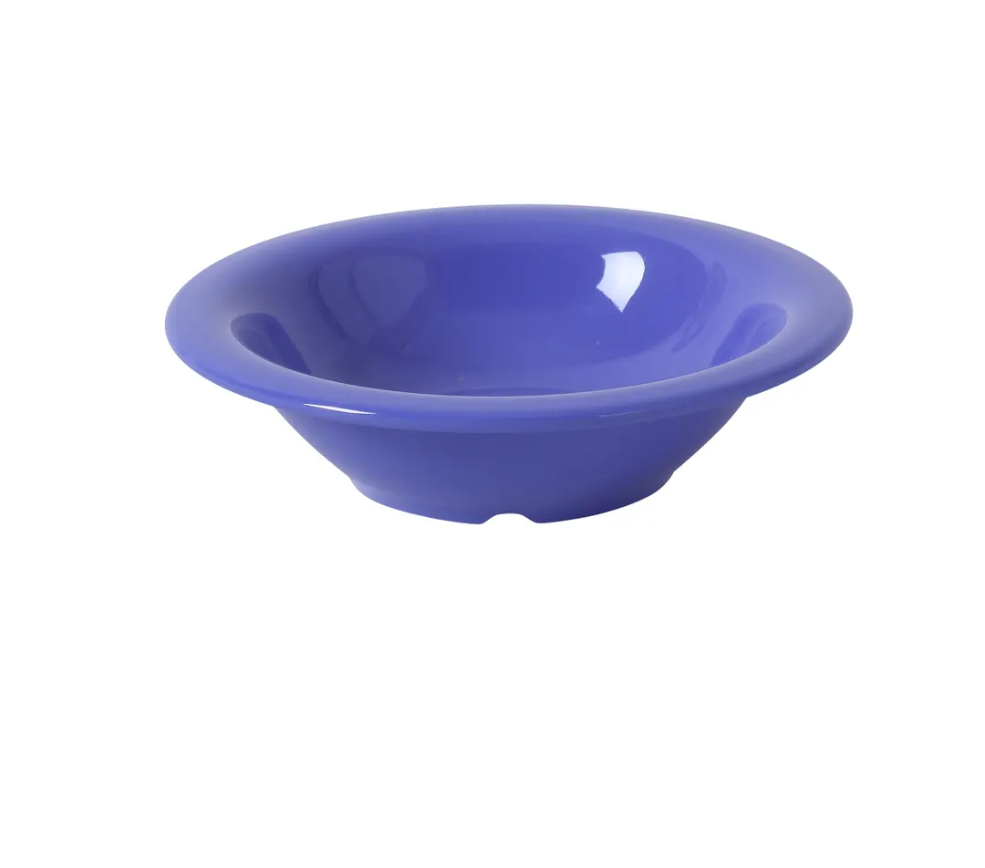 Yanco MS-5712BU - 12 oz Blue Melamine Soup Bowl, 7" Diameter, Dishwasher Safe, NSF - Dozen