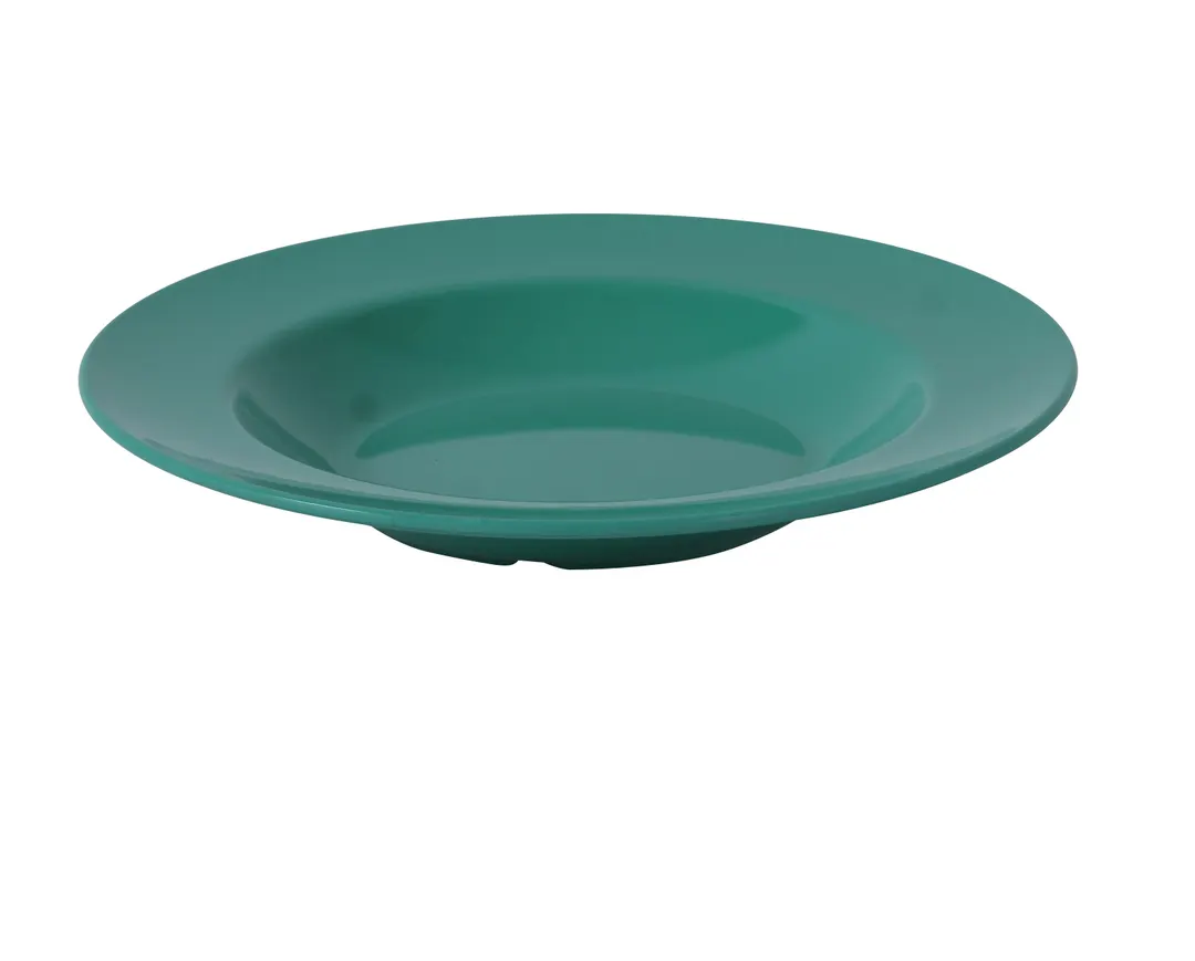 Yanco MS-5811GR Pasta Bowl, 11" Diameter, 16-19 oz, Heavy‑Duty Melamine, Green - Dozen