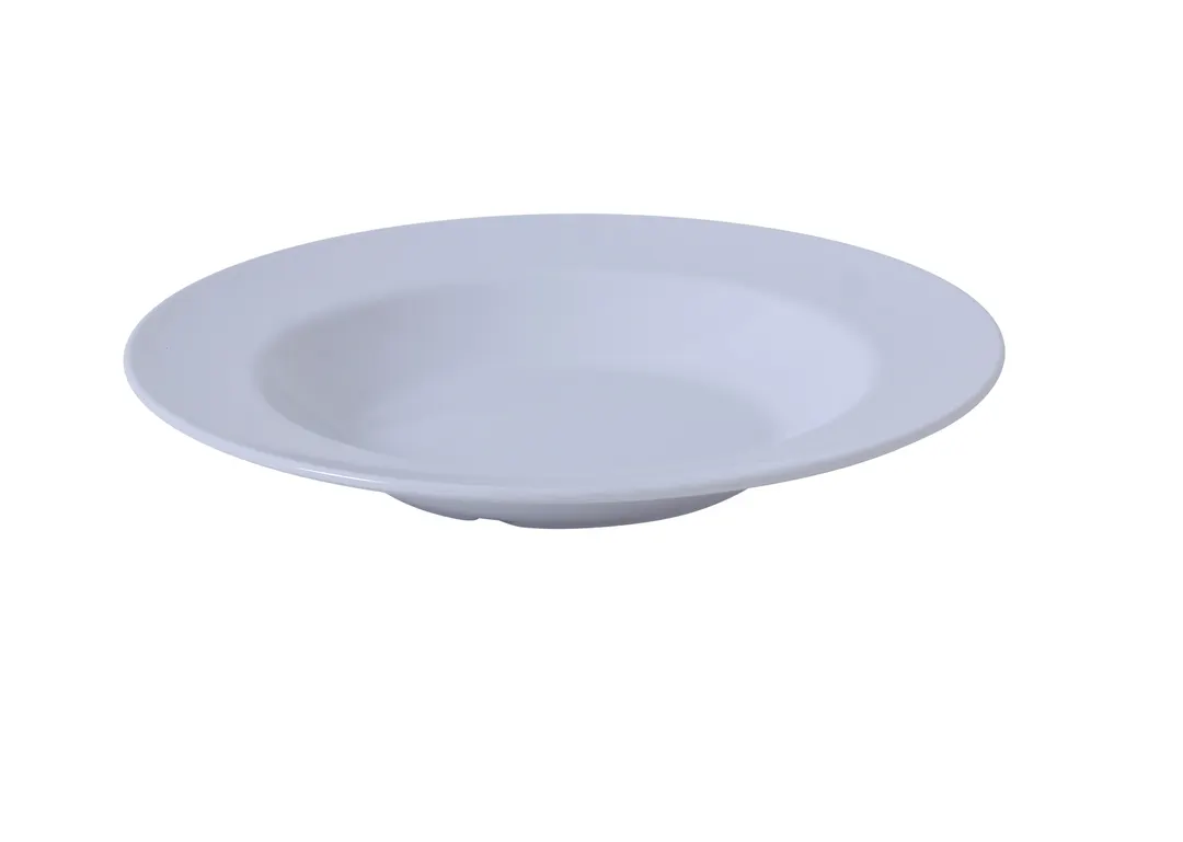 Yanco MS-5811WT - 11" White Melamine Pasta Bowl 16-19 oz Heavy‑Duty Dishwasher Safe NSF - Dozen