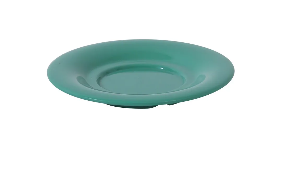 Yanco MS-9303GR Saucer, 5" Round Green Melamine, Heavy-Duty, Dishwasher Safe - Dozen