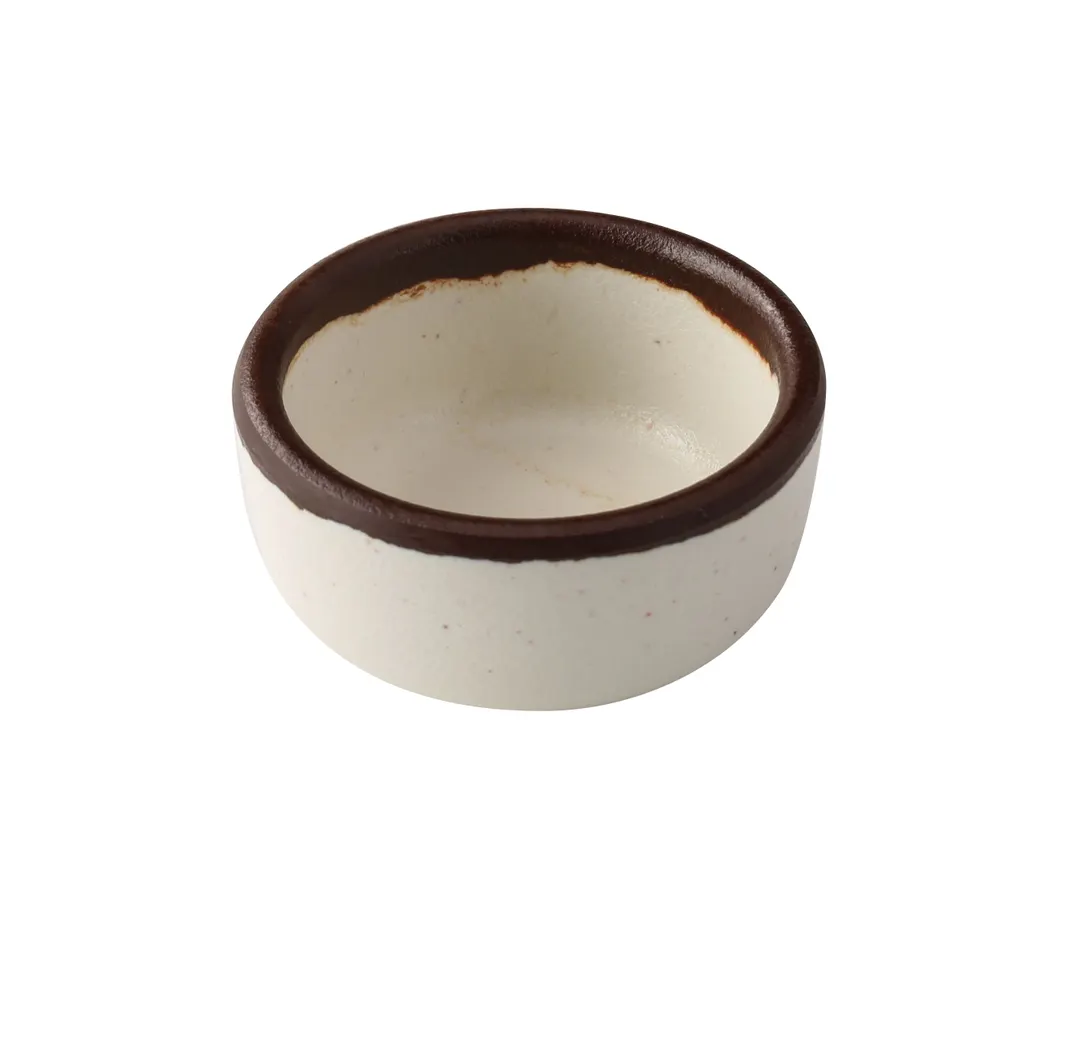 Yanco NA-5002 Sauce Dish, 2-1/2" Dia x 1-1/4" H, 1.5 Oz, Round Melamine, White - Dozen