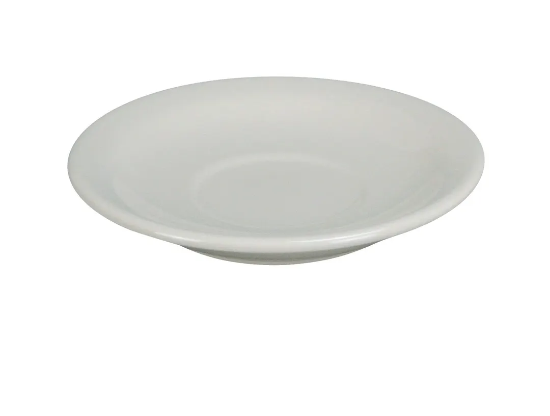 Yanco NR-2 Normandy Saucer, 5-1/2" Round Ceramic, White, Dishwasher/Oven/Microwave Safe - Dozen