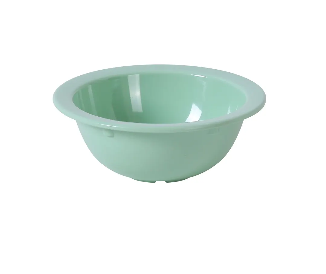 Yanco NS-305G - 10 oz Green Melamine Grapefruit Bowl, 5-3/8" Dia x 2" H, Dishwasher Safe - Dozen