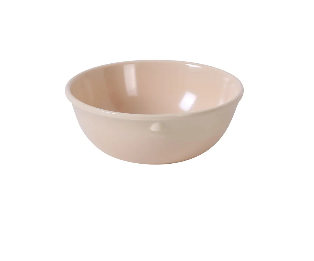 Yanco NS-315T - 5" Diameter 15 Oz Tan Melamine Bowl, Dishwasher Safe, NSF - Dozen