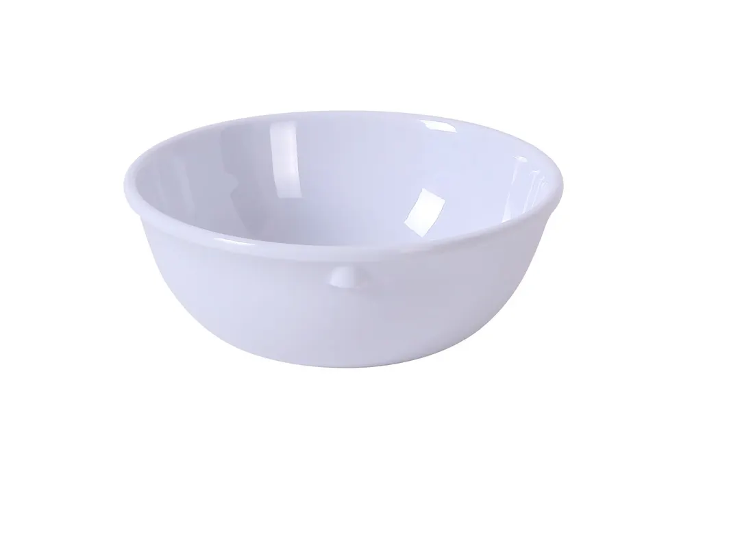 Yanco NS-315W - 5" Diameter, 15 oz, Melamine Bowl, White, Dishwasher Safe, NSF - Dozen