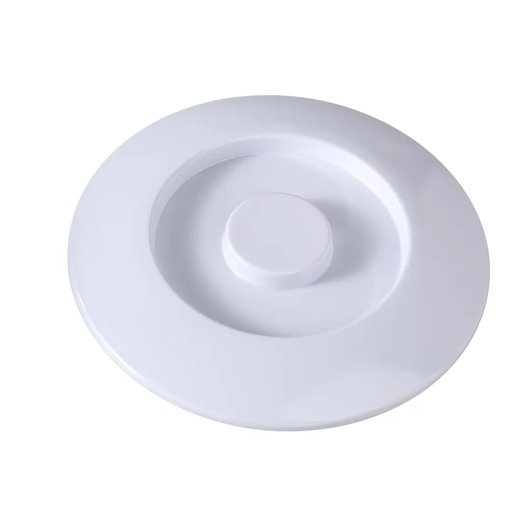 Yanco NS-608CW Round 8" White Melamine Tortilla Server Lid, Heavy, Dishwasher Safe, NSF - Dozen