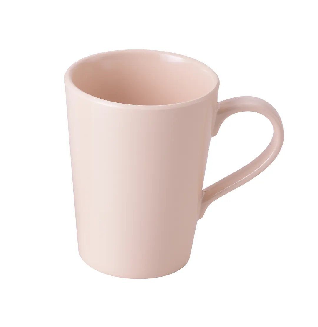 Yanco NS-9112T - 12 Oz Tan Melamine Mug, 3-1/2" Dia x 4-1/2" H, Dishwasher Safe, NSF - Dozen