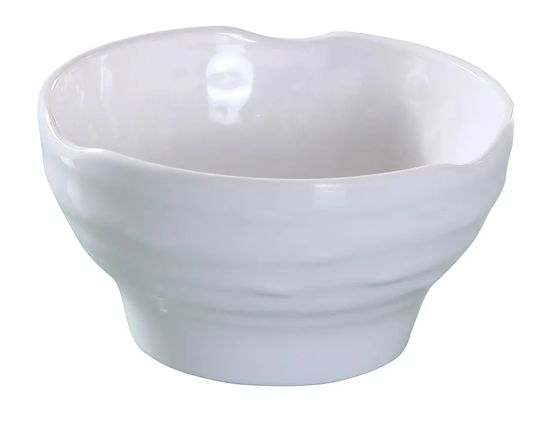 Yanco OK-3706 Osaka Soup Bowl, 14 Oz (½ Qt) 5½" Diameter, White Melamine, Dishwasher Safe - Dozen