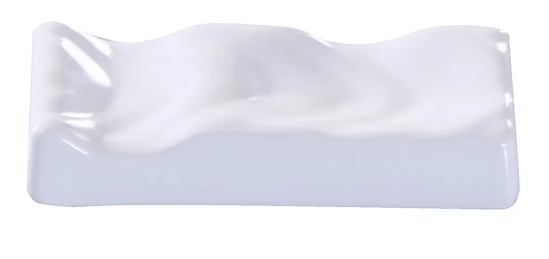 Yanco OK-4033 Osaka Chopstick Holder, 3-1/4" L x 1-1/2" W Melamine White Dishwasher Safe - Dozen