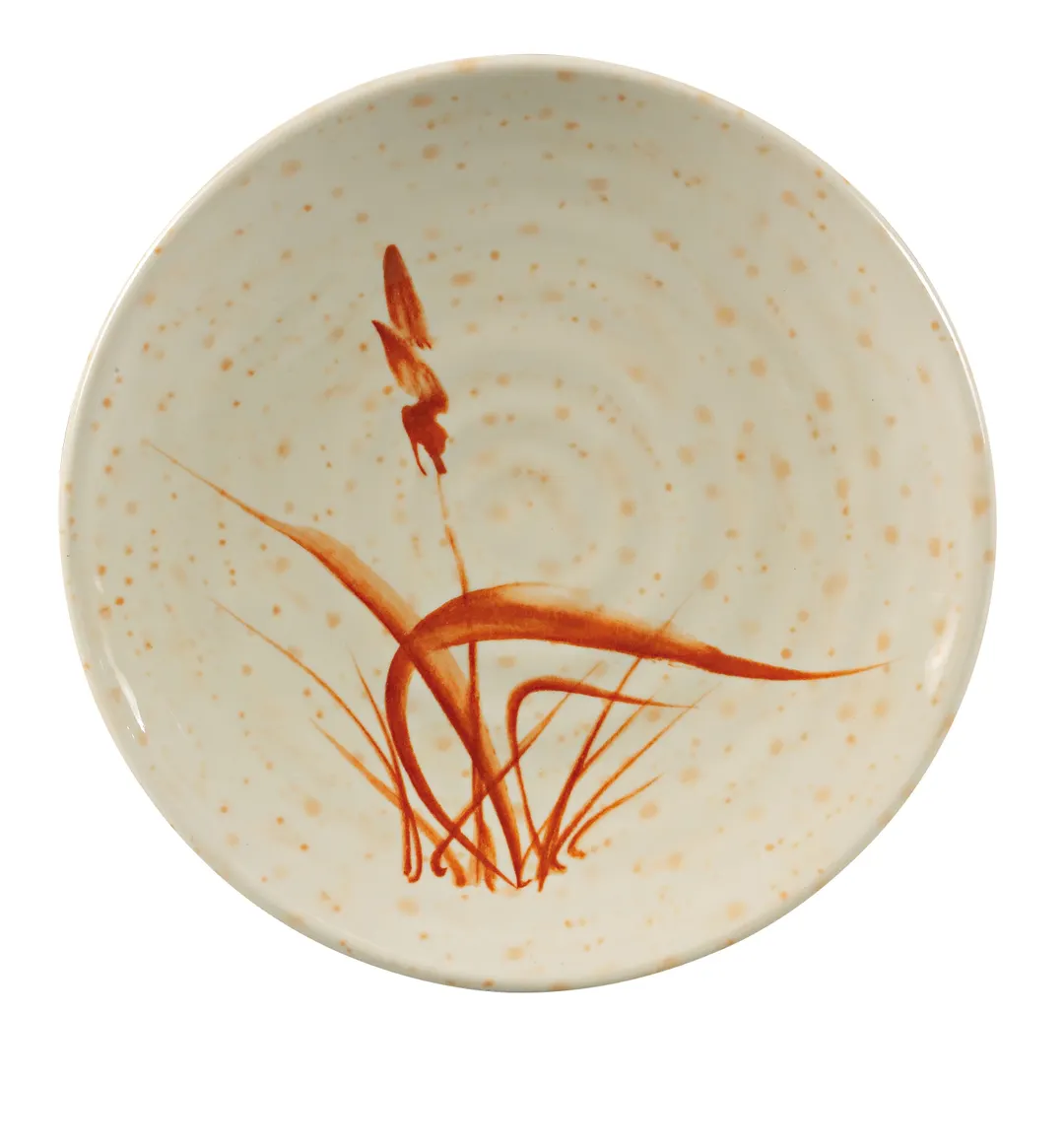 Yanco OR-1712 - Orchis Melamine Dinner Plate, 12" Round, Dishwasher Safe - Dozen