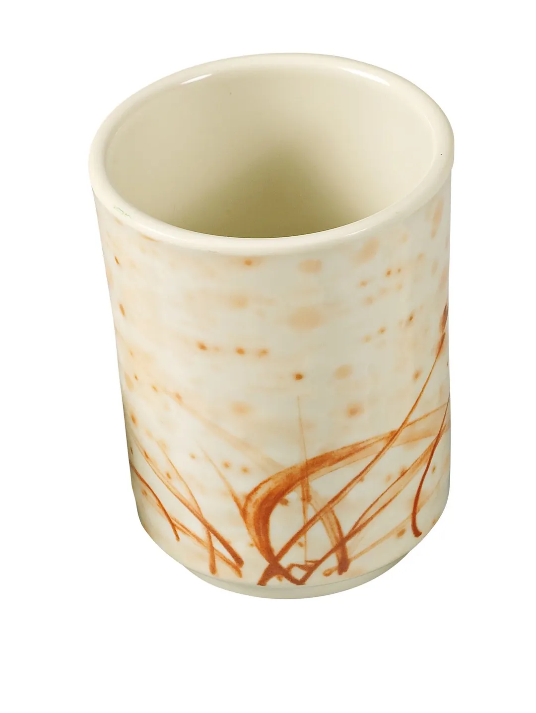 Yanco OR-9305 Orchis Melamine Tea Cup 10 Oz, 3" Dia x 4" H Round Dishwasher Safe - Dozen