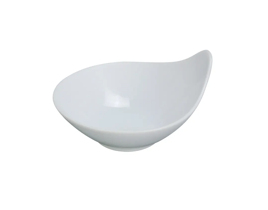 Yanco PA-405 Paris Ear Bowl – 3-1/2" Dia, 3-1/2 oz, Round Porcelain, Super White, Use - Dozen