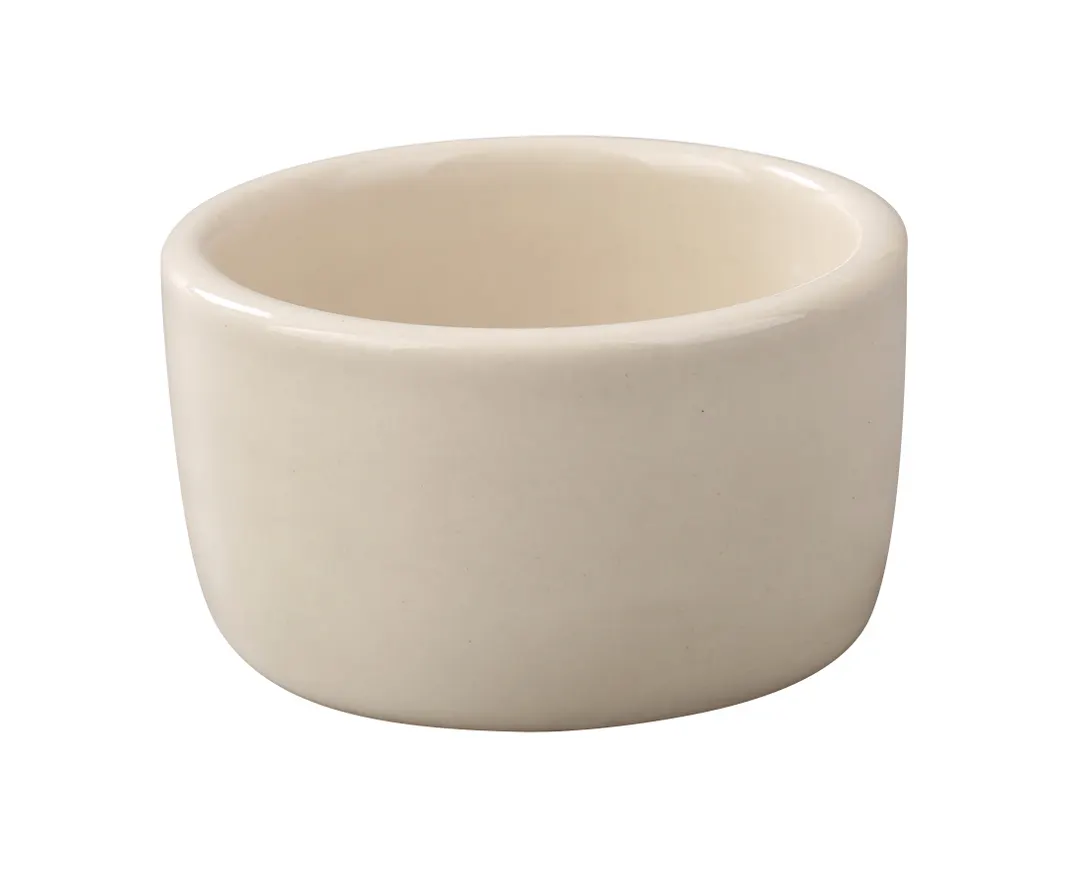 Yanco PIP-2 Ramekin Cup, 2 Oz 2½" Dia × 1¼" H Porcelain, White, Dishwasher Safe - Dozen