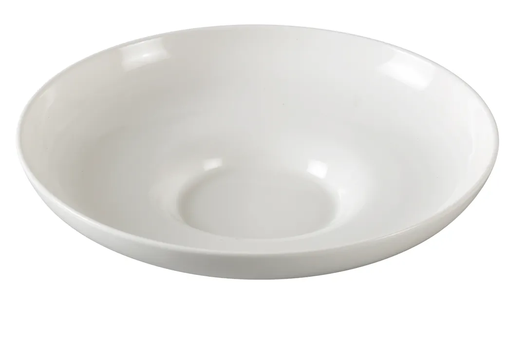 Yanco PS-1130 - 13" White Porcelain Round Salad Bowl, 60 Oz, Dishwasher Safe - Dozen