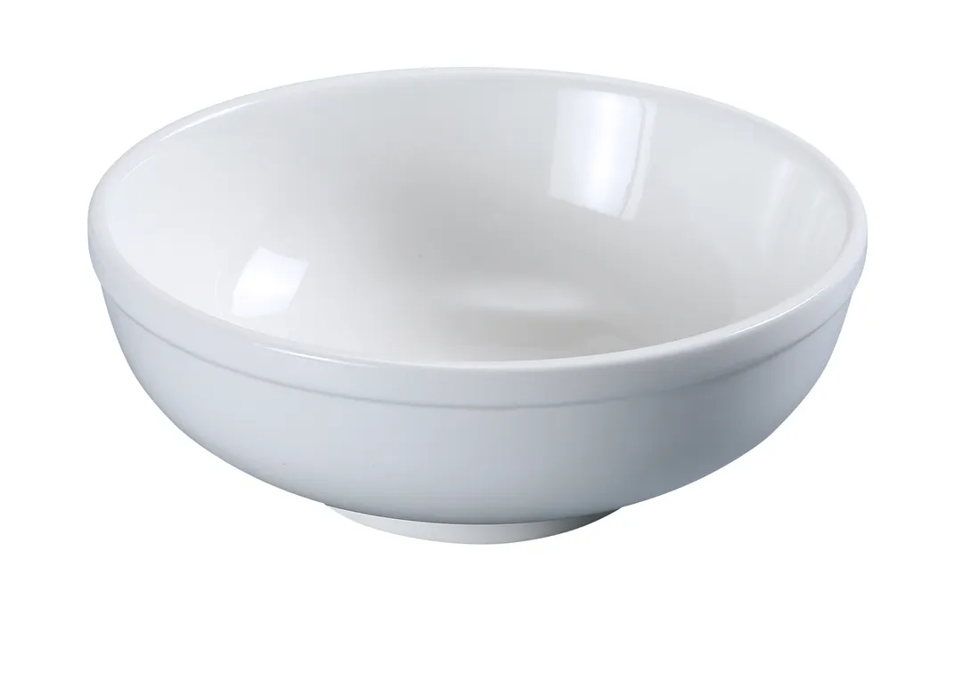 Yanco PS-15 - 12 oz White Porcelain Nappy Bowl, 5" Diameter, Dishwasher/Oven/MW Safe - Dozen