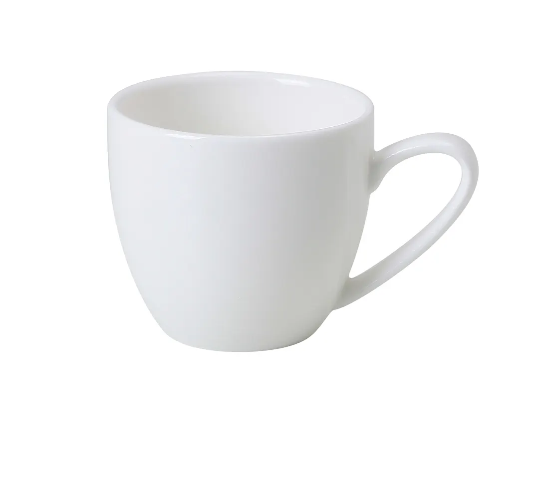 Yanco PS-35 Piscataway Porcelain Cup, 3.5 oz (2-3/8" Dia x 2-1/2" H) White Dishwasher Safe - Dozen