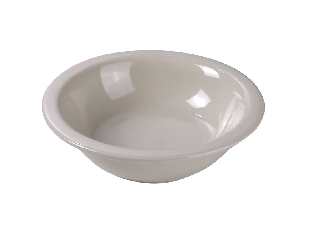 Yanco RE-10 Grapefruit Bowl, 13 Oz, 6‑3/8" Dia x 1‑3/4" H, Round Ceramic, White - Dozen