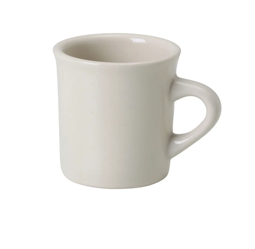 Yanco RE-38 Recovery Mug, 8-Ounce 3-1/8" Dia. x 3-1/2" H, White Ceramic, Dishwasher Safe - Dozen