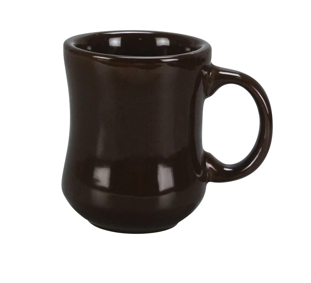 Yanco RE-7-PC China Mug- 7 Oz Caramel Ceramic3" Dia. X 4" H Dishwasher/Oven/Microwave Safe - Dozen