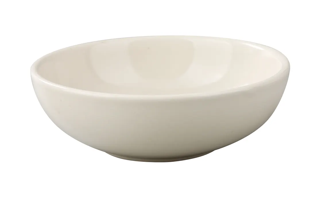 Yanco RE-82 - 60 oz Round Ceramic Bowl, 9" Dia x 3-1/4" H, American White, Dishwasher Safe - Dozen