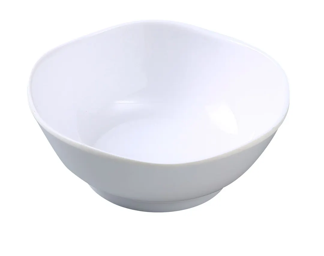 Yanco RM-032 Rome Sauce Dish, 3‑1/2" Diameter, 3 Oz, White Melamine, Safe - Dozen